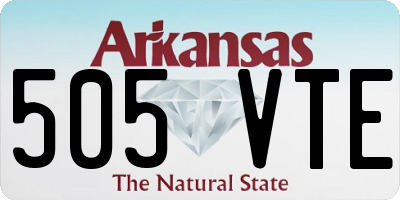AR license plate 505VTE