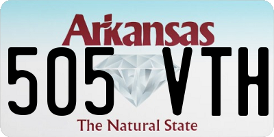AR license plate 505VTH