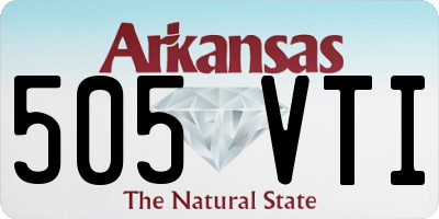 AR license plate 505VTI