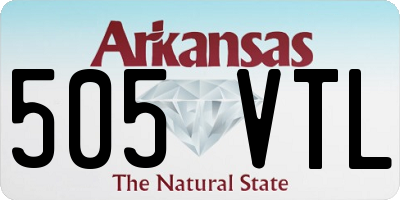 AR license plate 505VTL