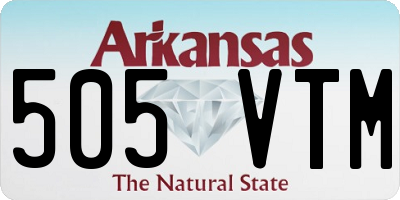 AR license plate 505VTM