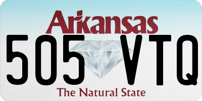 AR license plate 505VTQ