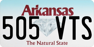 AR license plate 505VTS