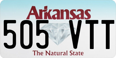 AR license plate 505VTT