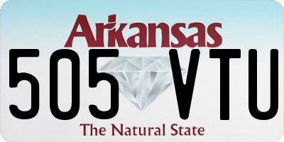 AR license plate 505VTU