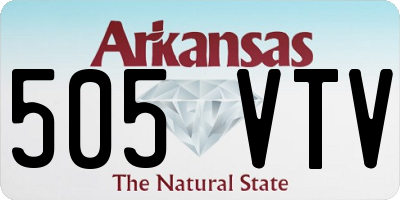 AR license plate 505VTV