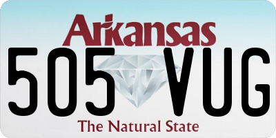 AR license plate 505VUG