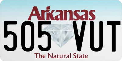 AR license plate 505VUT