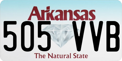 AR license plate 505VVB