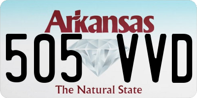 AR license plate 505VVD