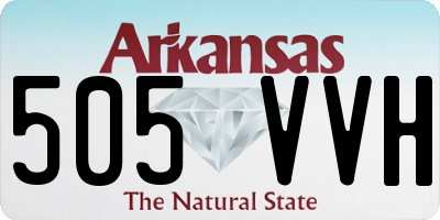 AR license plate 505VVH