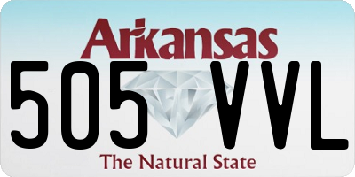 AR license plate 505VVL