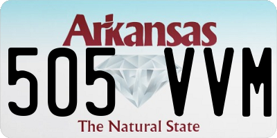 AR license plate 505VVM