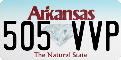 AR license plate 505VVP