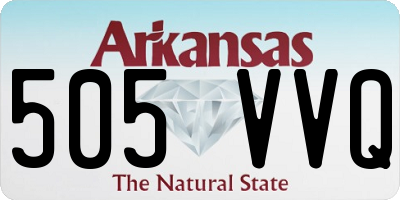 AR license plate 505VVQ