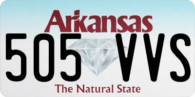 AR license plate 505VVS