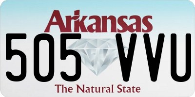 AR license plate 505VVU