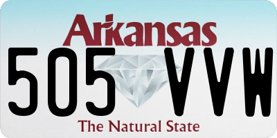 AR license plate 505VVW