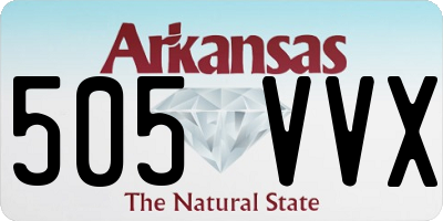 AR license plate 505VVX