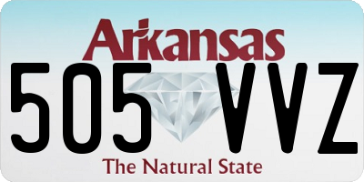 AR license plate 505VVZ