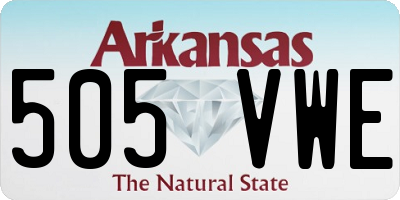 AR license plate 505VWE