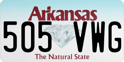 AR license plate 505VWG