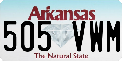 AR license plate 505VWM