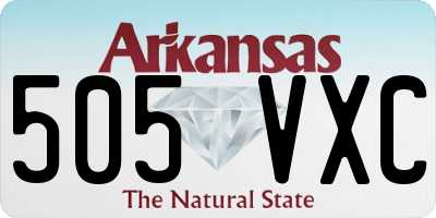 AR license plate 505VXC