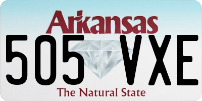 AR license plate 505VXE