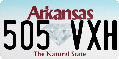 AR license plate 505VXH