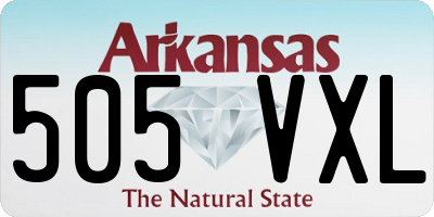 AR license plate 505VXL
