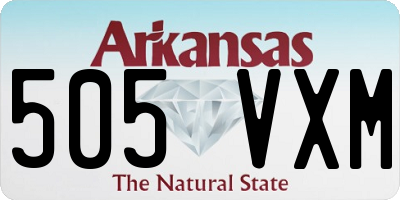 AR license plate 505VXM