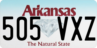 AR license plate 505VXZ
