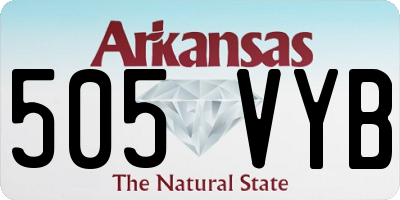 AR license plate 505VYB