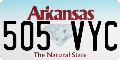AR license plate 505VYC
