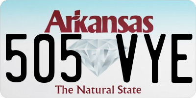 AR license plate 505VYE