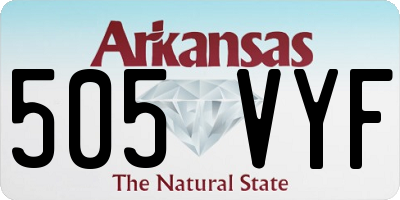 AR license plate 505VYF