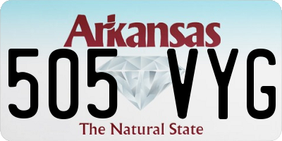 AR license plate 505VYG