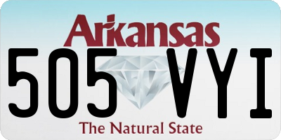 AR license plate 505VYI