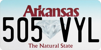 AR license plate 505VYL