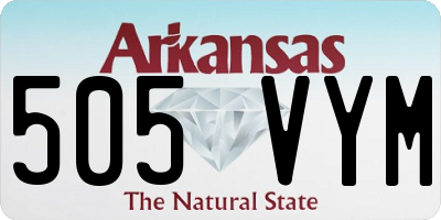 AR license plate 505VYM
