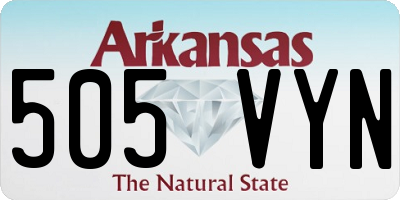 AR license plate 505VYN