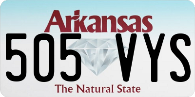AR license plate 505VYS