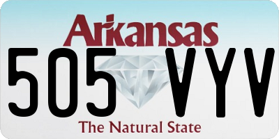 AR license plate 505VYV