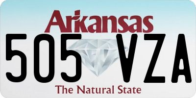 AR license plate 505VZA