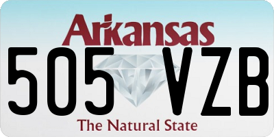 AR license plate 505VZB