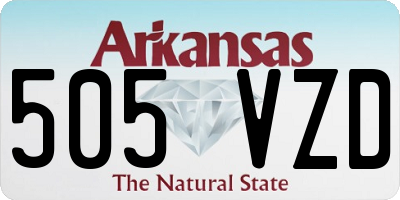 AR license plate 505VZD