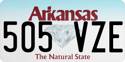 AR license plate 505VZE