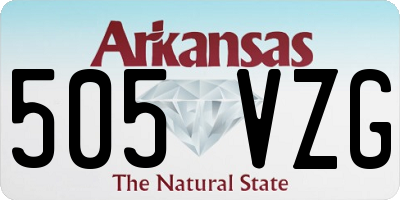 AR license plate 505VZG