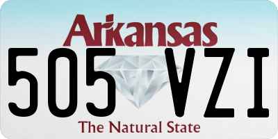 AR license plate 505VZI